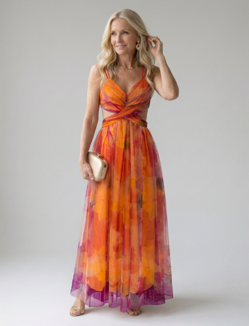 Isel | Soft Wrap Maxi Dress