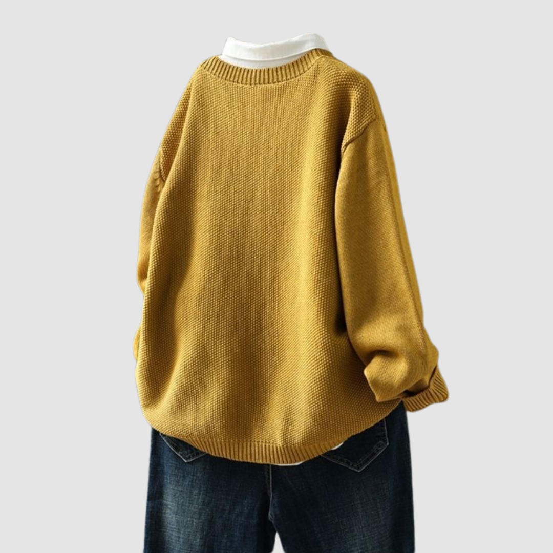 Women's Knit Cardigan with Chest Pocket and Classic Button Closure