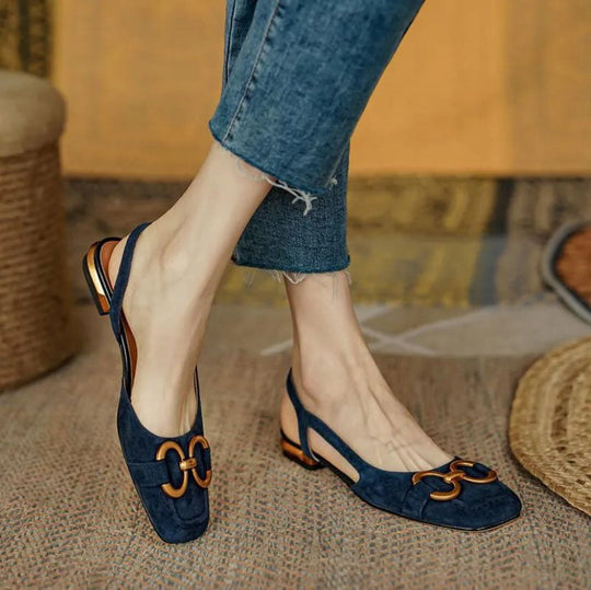 Women's Sandals with Cushioned Insole and Adjustable Buckle
