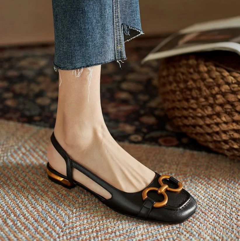 Women's Sandals with Cushioned Insole and Adjustable Buckle