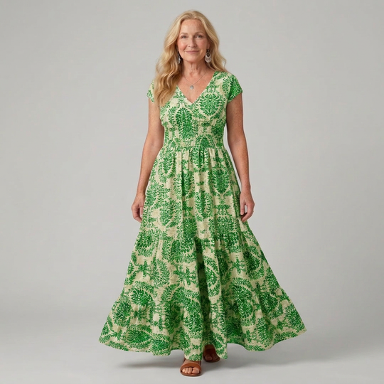 Melior | Printed Flow Maxi Dress