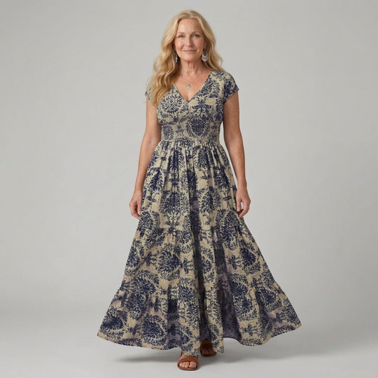 Melior | Printed Flow Maxi Dress
