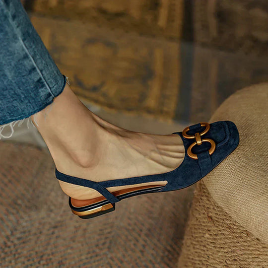 Women's Sandals with Cushioned Insole and Adjustable Buckle