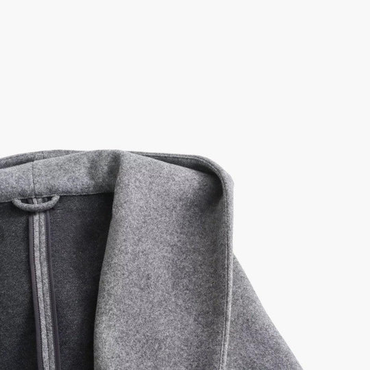 Women’s Trench Coat with Hood and Belted Waist