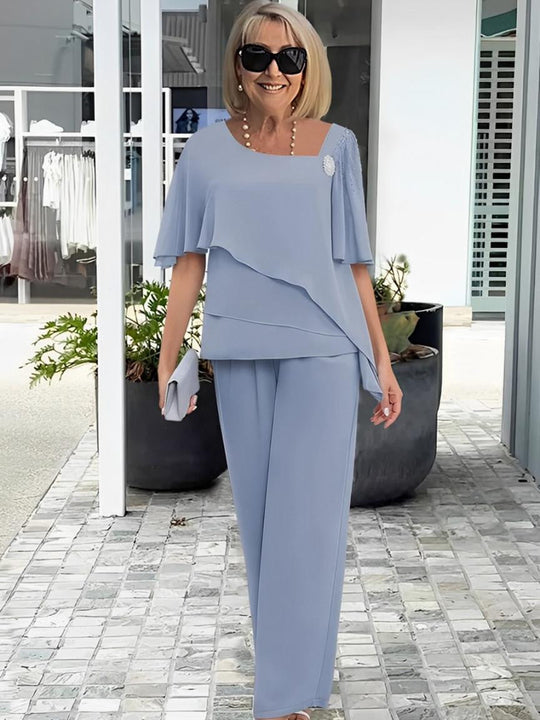 Women's Elegant Set with Flattering Cut and Comfortable Fit