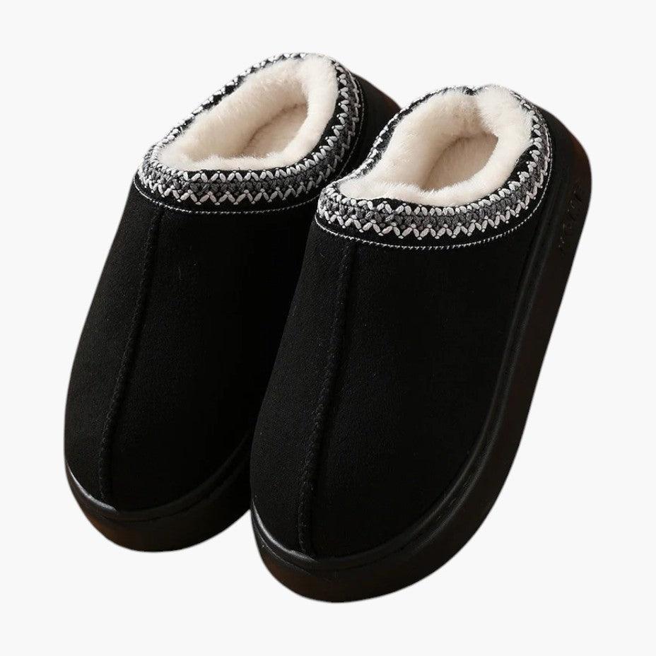 Women’s Winter Indoor Slippers with Soft Lining and Closed Toe
