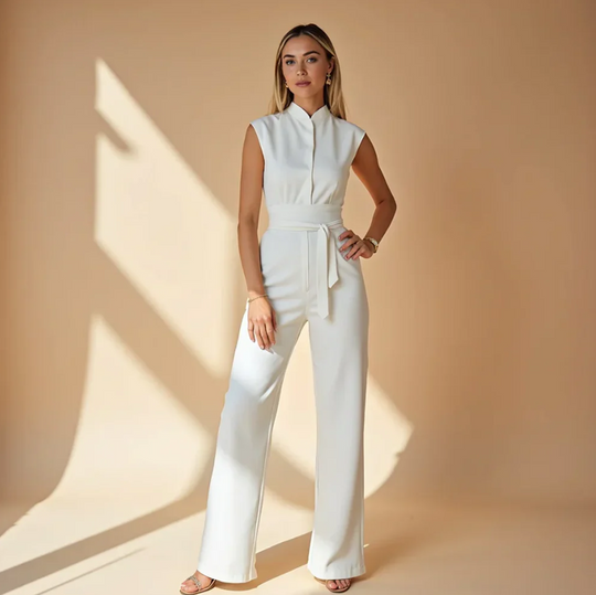 Women's Elegant Jumpsuit with Flattering Fit and Wrinkle-Free Fabric