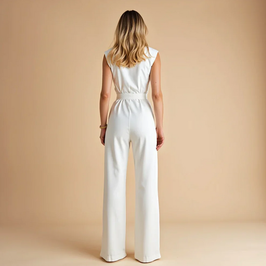 Women's Elegant Jumpsuit with Flattering Fit and Wrinkle-Free Fabric