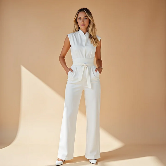 Women's Elegant Jumpsuit with Flattering Fit and Wrinkle-Free Fabric